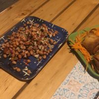 Spicy peanut salad  at Lotus Thai Spa and Restaurant in Arusha