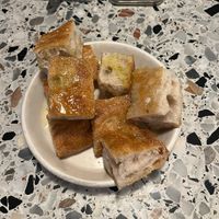 focaccia bread  at Pastaio in London