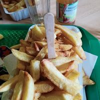 Tasty fries at Friterie Au Chat l'Heureux in Houffalize