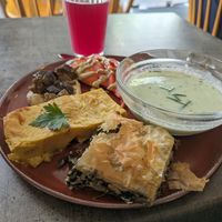 Brunch with "across Europe" theme at L'Amandier  in Selestat