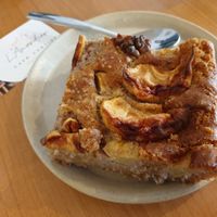 Apple cake at L'Amandier  in Selestat