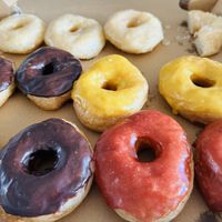 Glazed options  at Dough House Vegan Donuts in Black Mountain