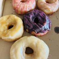 Speciality flavors  at Dough House Vegan Donuts in Black Mountain