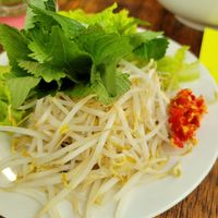 Toppings for Bun Rieu  #Veganuary at The Joi Factory in Ho Chi Minh City