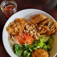 Bún bì chả giò #Veganuary at The Joi Factory in Ho Chi Minh City