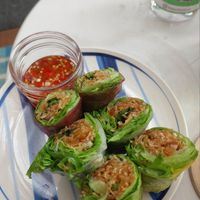 Salad rolls at The Joi Factory in Ho Chi Minh City