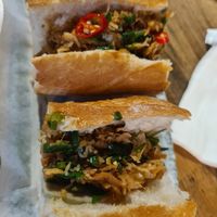 Banh mi bi cha in french bread at The Joi Factory in Ho Chi Minh City