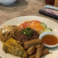 Brown broken rice  at The Joi Factory in Ho Chi Minh City