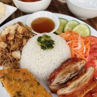 Vegan broken rice (70k VND)  at The Joi Factory in Ho Chi Minh City