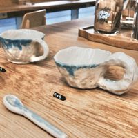 Ceramics  at Anch46 Café in Eindhoven