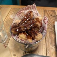 Undercooked churros at Tortilla - Soho in London