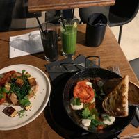 Both dishes and drinks  #Veganuary at Dareshack in Bristol