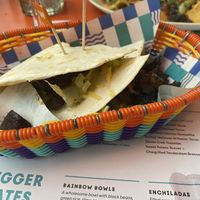 Roast mushroom club quesadillas   at Wahaca - Stratford in East London