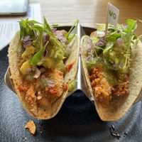 Plant based chicken & avocado  at Wahaca - Wimbledon in South West London