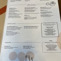 Vegan menu   at Wahaca - Wimbledon in South West London