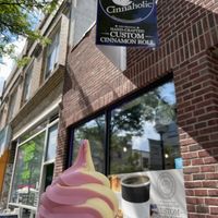 Dole whip  at Cinnaholic in Ann Arbor