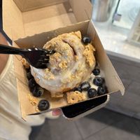 Lemon berry lavender   at Cinnaholic in Ann Arbor