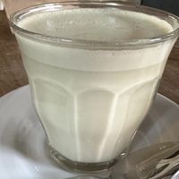 Matcha latte   at Burrito Amor in Valladolid