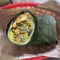 Vegan burrito (without black beans)  at Burrito Amor in Valladolid