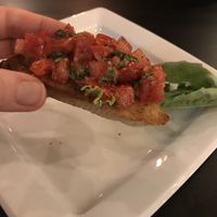 Bruschetta was yummy...  at Mamma Mía! in Huatulco