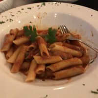 My penne Arabiata (sauce was too spicy)  at Mamma Mía! in Huatulco