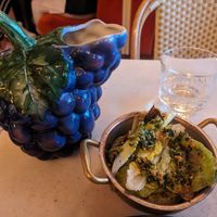 Braised romaine at Ave Mario in London