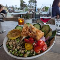 Tofu quinoa beeyoutiful bowl. Looked better than it tasted. at Beeside Balcony in Del Mar