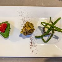Tris di sushi  at La Piedigrotta Varese in Varese