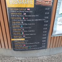Speisekarte at Ofenfrisch - Food Stall in Bad Ischl