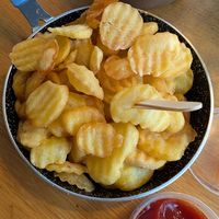 Potatoes chips at Ofenfrisch - Food Stall in Bad Ischl