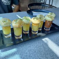 Panipuri shots at Level 24 Eatery in Nairobi