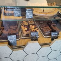 Really nice, interesting mix of vegan cakes at New Cut Coffee in Bristol