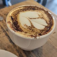 Ethiopian cappuccino at New Cut Coffee in Bristol