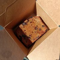 Banana loaf, espresso butter at New Cut Coffee in Bristol