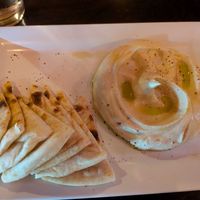 Hummus at Jerusalem Garden Café in Asheville