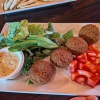 Falafel tapas at Jerusalem Garden Café in Asheville