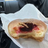 Inside of jelly  at Dough Joy - East Pike Street in Seattle