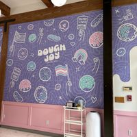 Mural inside  at Dough Joy - East Pike Street in Seattle