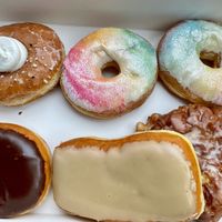 Everything But the Bagel, Pride, Barvarian Cream, Maple Bar, and Apple Fritter   at Dough Joy - East Pike Street in Seattle