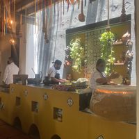 Gorgeous cooking station   at Las Quince Letras in Oaxaca