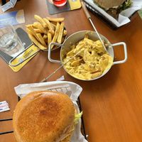 Burguers fries and loaded friess  at Casa Revoa in Porto Alegre