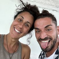 Two happy vegans  at Casa Revoa in Porto Alegre