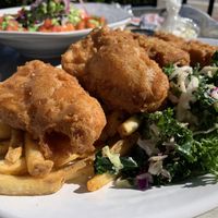 Crispy plant-based “fish” & chips at California Fish Grill in Redlands