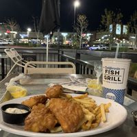 When you’re your own date on Valentine’s Day, plant-based fish and chips.  at California Fish Grill in Redlands