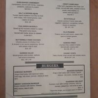 Menu at Leigh Bar and Eatery in Leigh