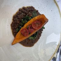 Zucca Hokkaido con curry di ceci   at Polisena L'Altro Agriturismo in Pontida