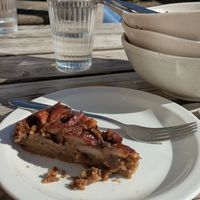 Spiced apple cake at Star Anise Arts Cafe in Stroud
