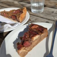 Apple and fig cakes at Star Anise Arts Cafe in Stroud