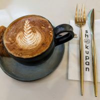 I swear their cinnamon toast latté might be the best coffee I've ever had. I can't get enough of it. at Shokupan in Nairobi