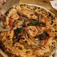 "vegan" Parmigiana (without cheese) at Pizzarte in Tirana